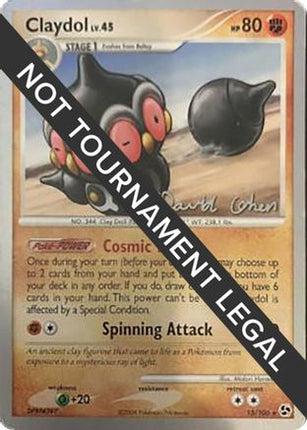 Claydol - 2009 (David Cohen) 015/106  World Championship Decks - Rare