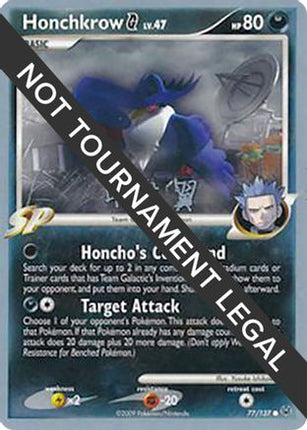 Honchkrow G - 2009 (Tsubasa Nakamura) 077/127  World Championship Decks - Common