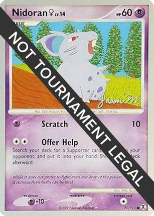 Nidoran F - 2009 (Jason Martinez) 071/111  World Championship Decks - Common