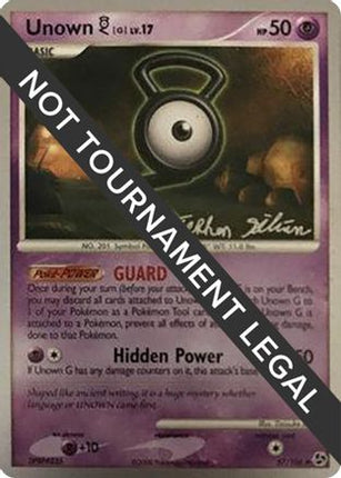 Unown [G] - 2009 (Stephen Silvestro) 057/106  World Championship Decks - Uncommon