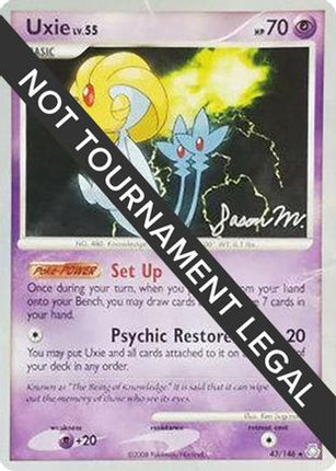 Uxie - 2009 (Jason Martinez) 043/146  World Championship Decks - Rare