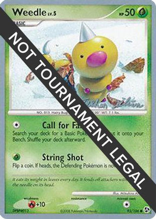 Weedle - 2009 (Stephen Silvestro) 093/106  World Championship Decks - Common