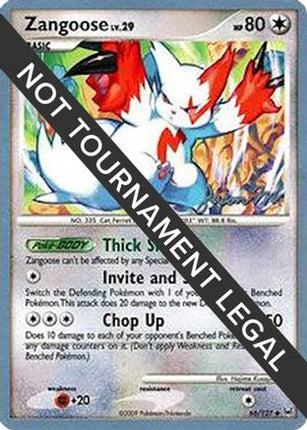 Zangoose - 2009 (Jason Martinez) 066/127  World Championship Decks - Uncommon