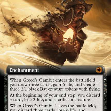 Greed's Gambit (BIG-073) - The Big Score: (Extended Art) Foil