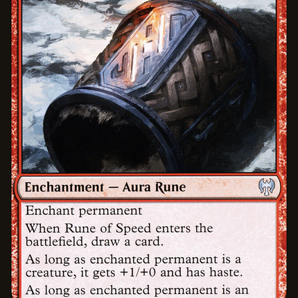 Rune of Speed (KHM-148) - Kaldheim Foil