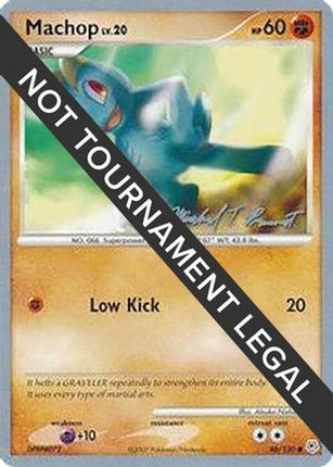 Machop - 2010 (Michael Pramawat) 086/130  World Championship Decks - Common