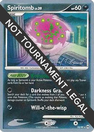 Spiritomb - 2010 (Michael Pramawat) 032/99  World Championship Decks - Rare