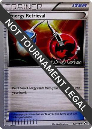 Energy Retrieval - 2011 (David Cohen) 092/114  World Championship Decks - Uncommon