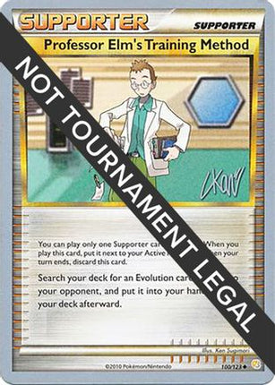 Professor Elm's Training Method - 2011 (Christopher Kan) 100/123  World Championship Decks - Uncommon