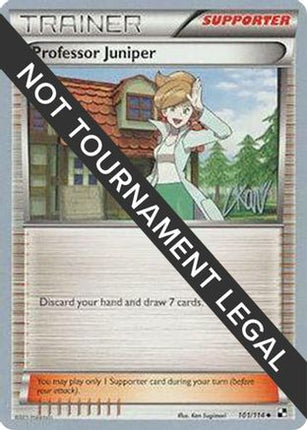 Professor Juniper - 2011 (Christopher Kan) 101/114  World Championship Decks - Uncommon