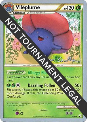 Vileplume - 2011 (Ross Cawthon) 024/90  World Championship Decks - Rare