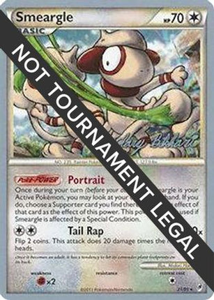 Smeargle - 2012 (Zachary Bokhari) 021/95  World Championship Decks - Rare