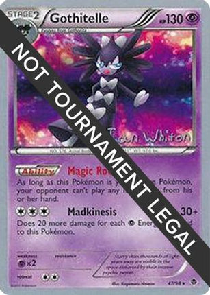 Gothitelle - 2013 (Ian Whiton) 047/98  World Championship Decks - Holo Rare