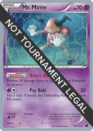 Mr. Mime - 2014 (Andrew Estrada) 047/116  World Championship Decks - Rare