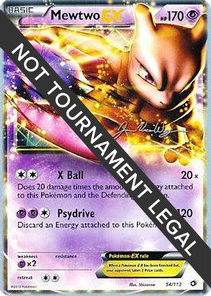 Mewtwo EX - 2015 (Jacob Van Wagner) 054  World Championship Decks - Ultra Rare