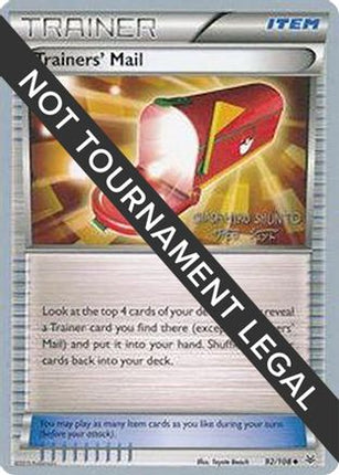 Trainers' Mail - 2016 (Shunto Sadahiro) 092/108  World Championship Decks - Uncommon