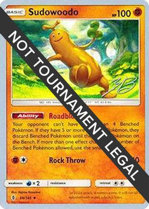 Sudowoodo - 2017 (Zachary Bokhari) 066/145  World Championship Decks - Uncommon