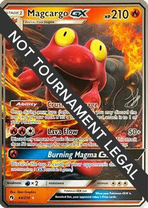 Magcargo GX - 2019 (Henry Brand) 044  World Championship Decks - Ultra Rare