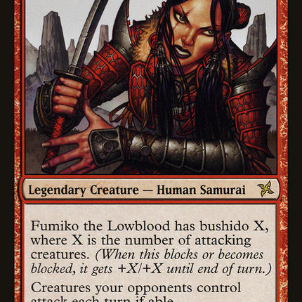 Fumiko the Lowblood (BOK-104) - Betrayers of Kamigawa Foil