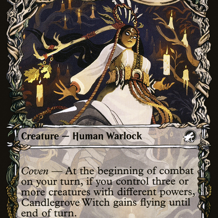 Candlegrove Witch (MID-287) - Innistrad: Midnight Hunt: (Showcase) Foil