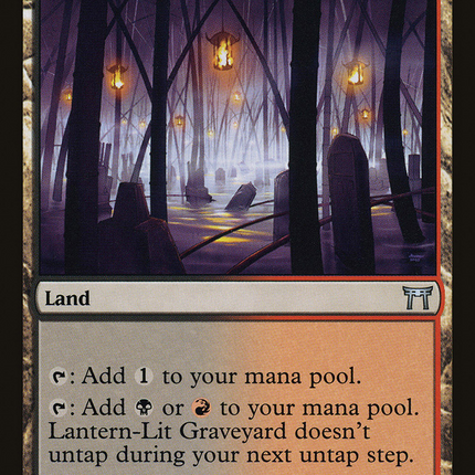 Lantern-Lit Graveyard (CHK-278) - Champions of Kamigawa Foil