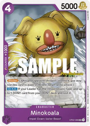 Minokoala (OP02-086) - Paramount War Pre-Release Cards