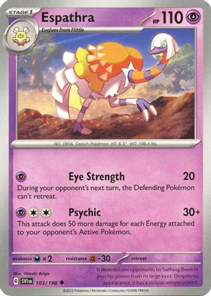 Espathra 103/198  SV01 Scarlet & Violet Base Set - Uncommon