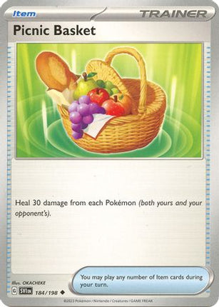 Picnic Basket 184/198  SV01 Scarlet & Violet Base Set - Uncommon