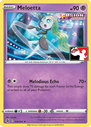 Meloetta/264  - Holofoil Prize Pack Series Cards - Rare