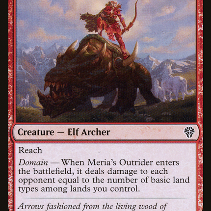 Meria's Outrider (DMU-138) - Dominaria United