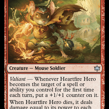 Heartfire Hero (BLB-138) - Bloomburrow Foil