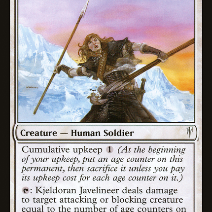 Kjeldoran Javelineer (CSP-011) - Coldsnap