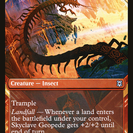 Skyclave Geopede (ZNR-301) - Zendikar Rising: (Showcase)