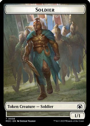 Soldier // Insect Double-Sided Token (MOC-8 // 31) - Commander: March of the Machine