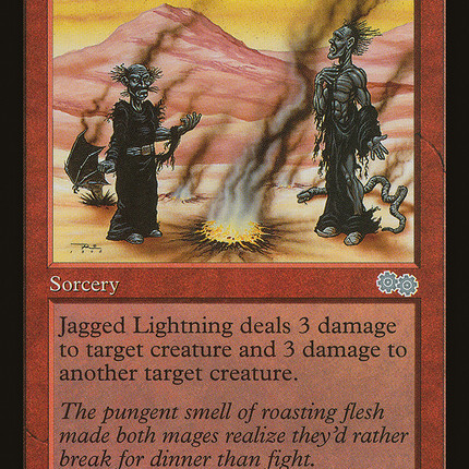 Jagged Lightning (USG-200) - Urza's Saga