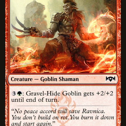 Gravel-Hide Goblin (RNA-105) - Ravnica Allegiance Foil
