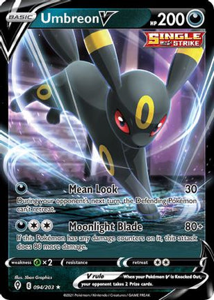 Umbreon V 094/203  Deck Exclusives - Promo