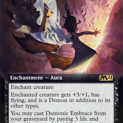 Demonic Embrace (M21-356) - Core Set 2021: (Extended Art)