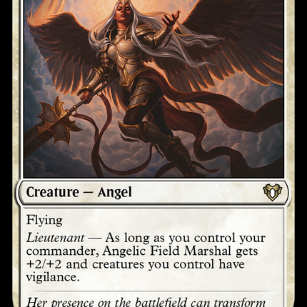 Angelic Field Marshal (CMM-013) - Commander Masters Foil