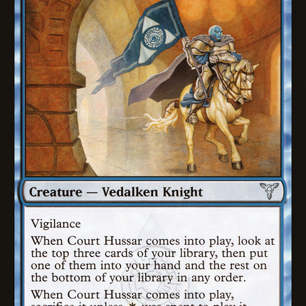 Court Hussar (DIS-022) - Dissension Foil