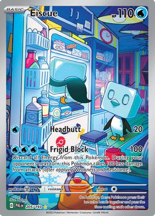 Eiscue 205/193  - Holofoil SV02 Paldea Evolved - Illustration Rare