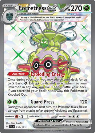 Forretress ex 230/193  - Holofoil SV02 Paldea Evolved - Ultra Rare