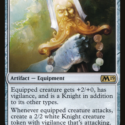 Sigiled Sword of Valeron (M19-244) - Core Set 2019 Foil