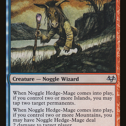 Noggle Hedge-Mage (EVE-108) - Eventide Foil