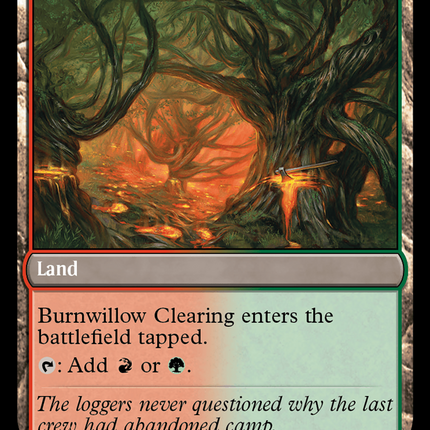 Stump Stomp // Burnwillow Clearing (MH3-259) - Modern Horizons 3 Foil