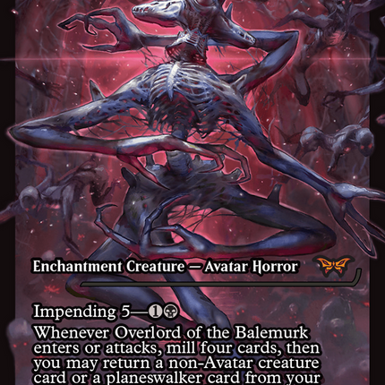 Overlord of the Balemurk (DSK-391) - Duskmourn: House of Horror: (Showcase) Foil