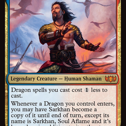 Sarkhan, Soul Aflame (TDC-301) - Commander: Tarkir: Dragonstorm