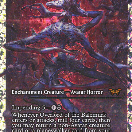 Overlord of the Balemurk (DSK-401) - Duskmourn: House of Horror: (Showcase) Foil
