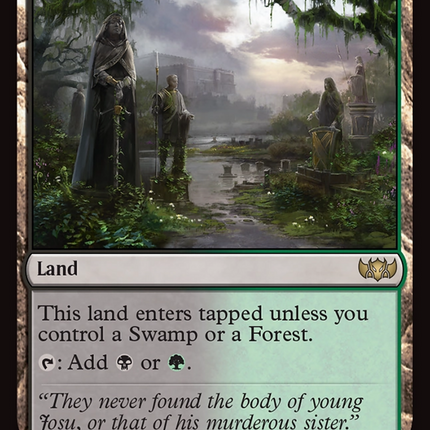 Woodland Cemetery (TDC-412) - Commander: Tarkir: Dragonstorm