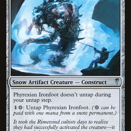 Phyrexian Ironfoot (CSP-139) - Coldsnap Foil